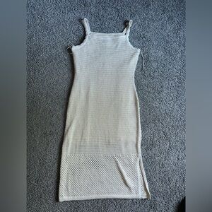 Joie Tan & Gold Knit Dress